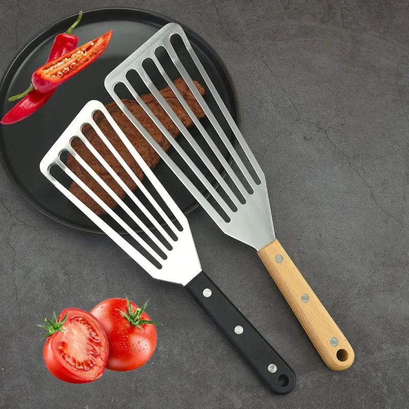 Okonomiyaki Spatula - ملعقة ستيك من الفولاذ المقاوم للصدأ
