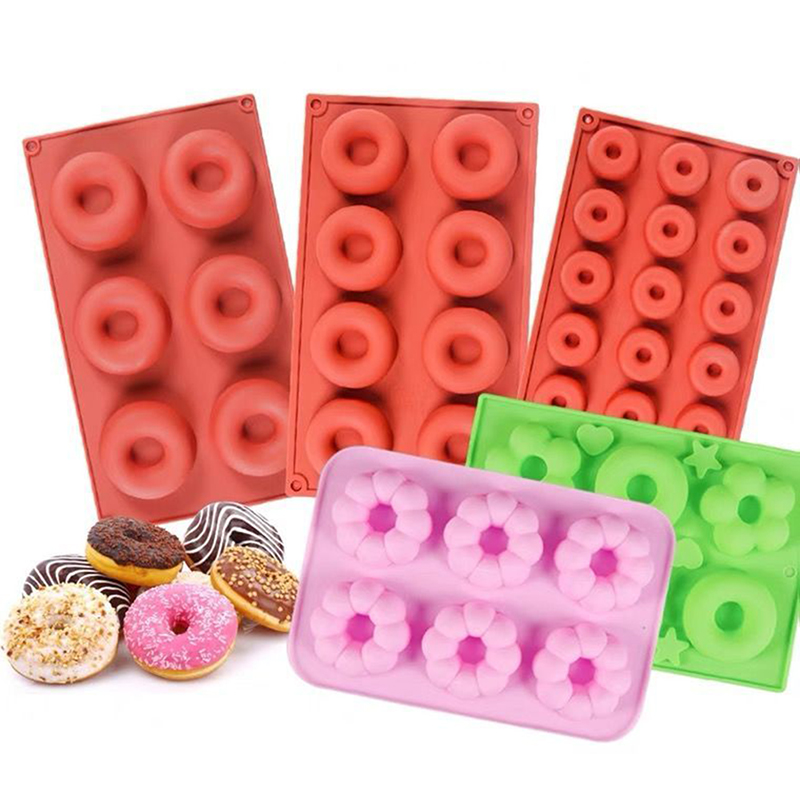 Donut Mold Silicone - سيليكون صانعة حلوى الدونات ثلاثية الأبعاد