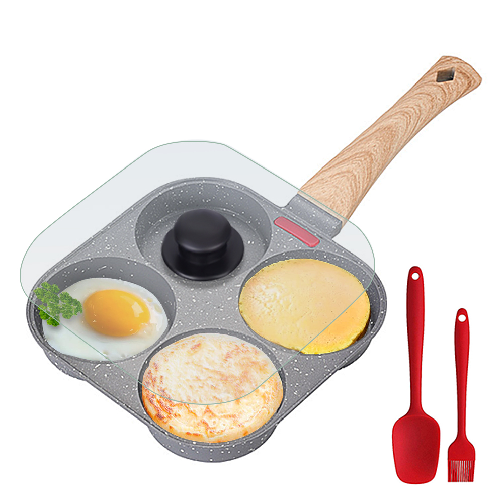 مقلاة بيض غير لاصقة بأربعة أقس - مراجعة Mini Pancake Griddle وسعره