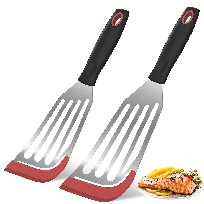 ملعقة سيليكون من الفولاذ المقا - مراجعة Okonomiyaki Spatula وسعره