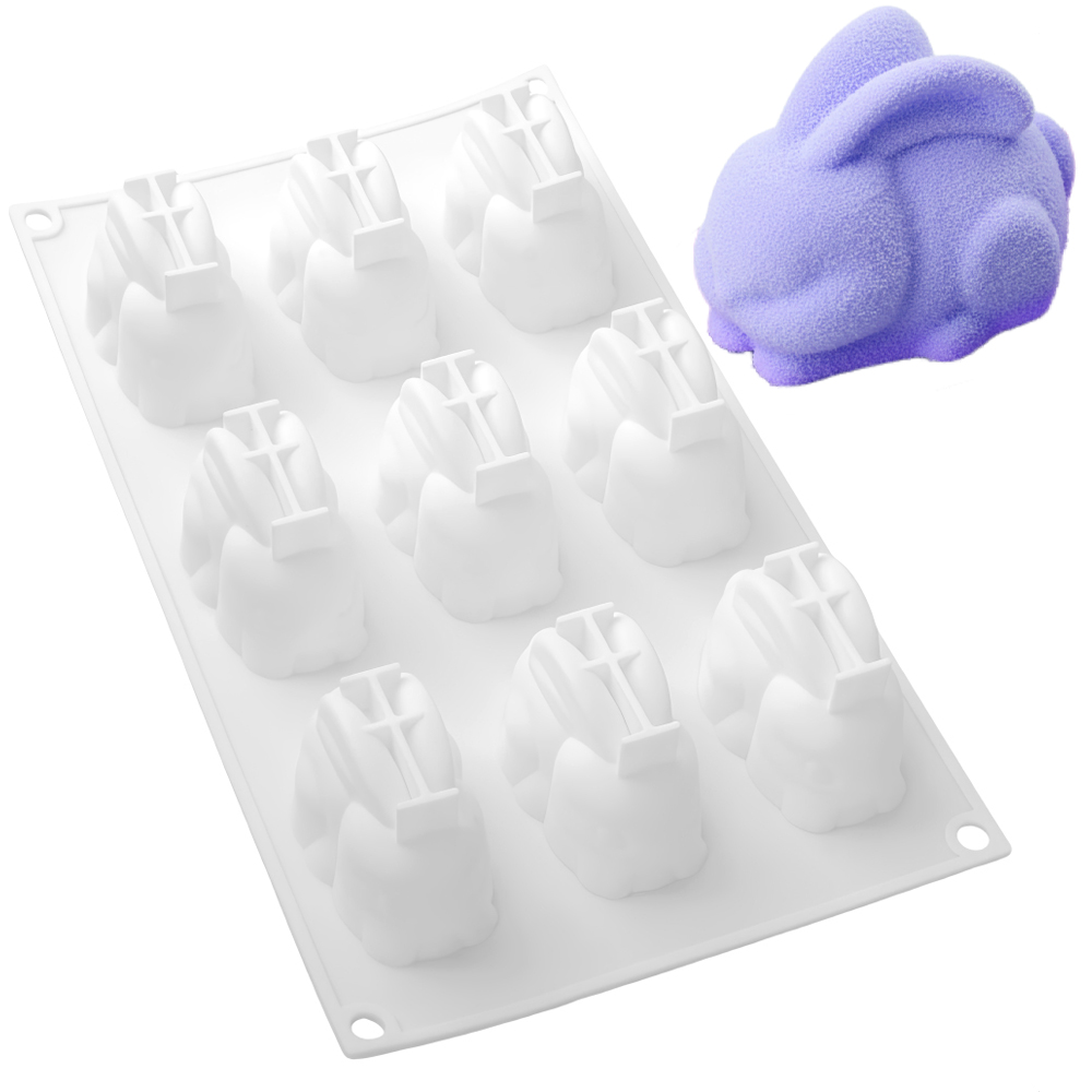 قالب سيليكون بتصميم أرنب طويل  - مراجعة Bunny Cake Mold وسعره