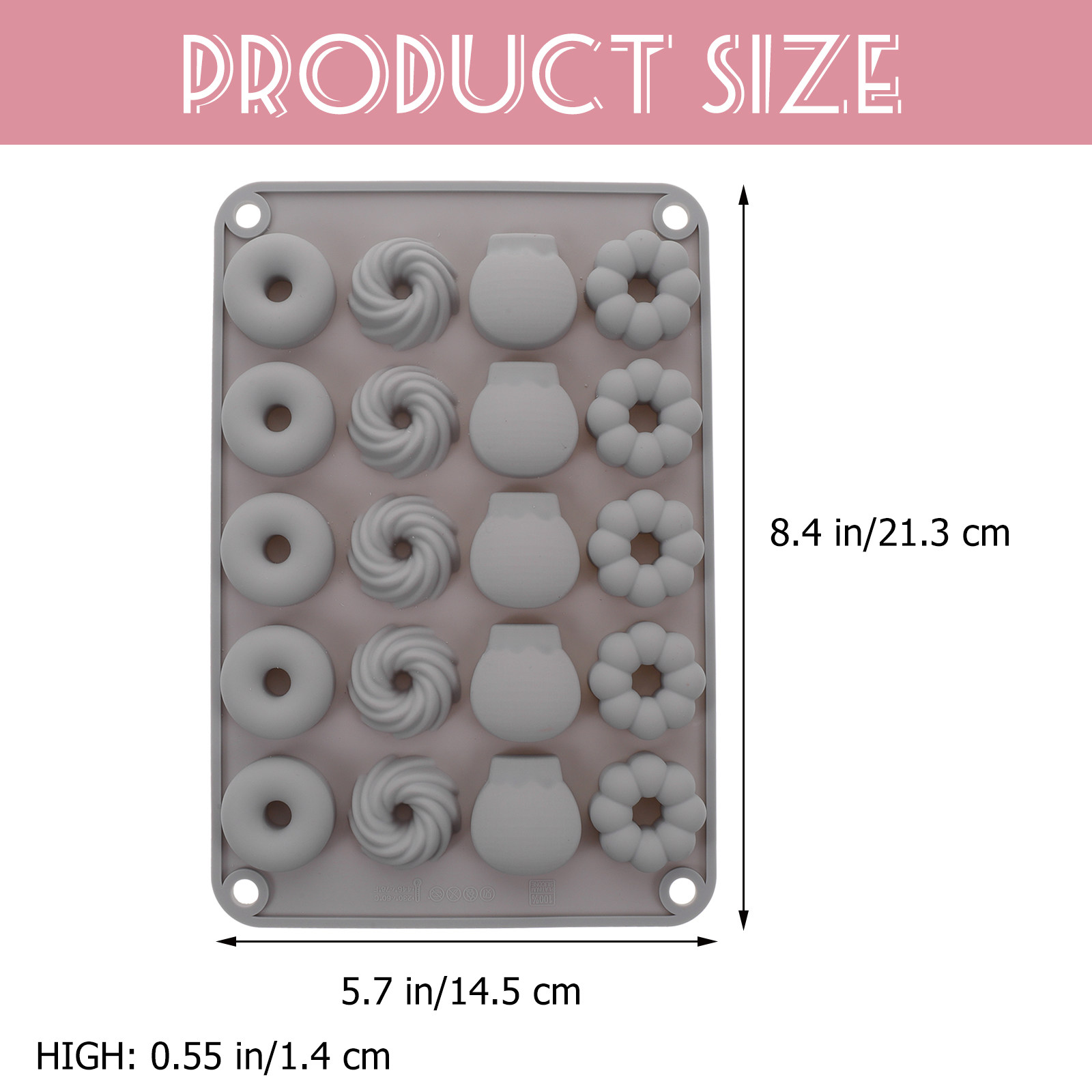 قالب دونات سيليكون صغير عالي ا - مراجعة Donut Mold Silicone وسعره
