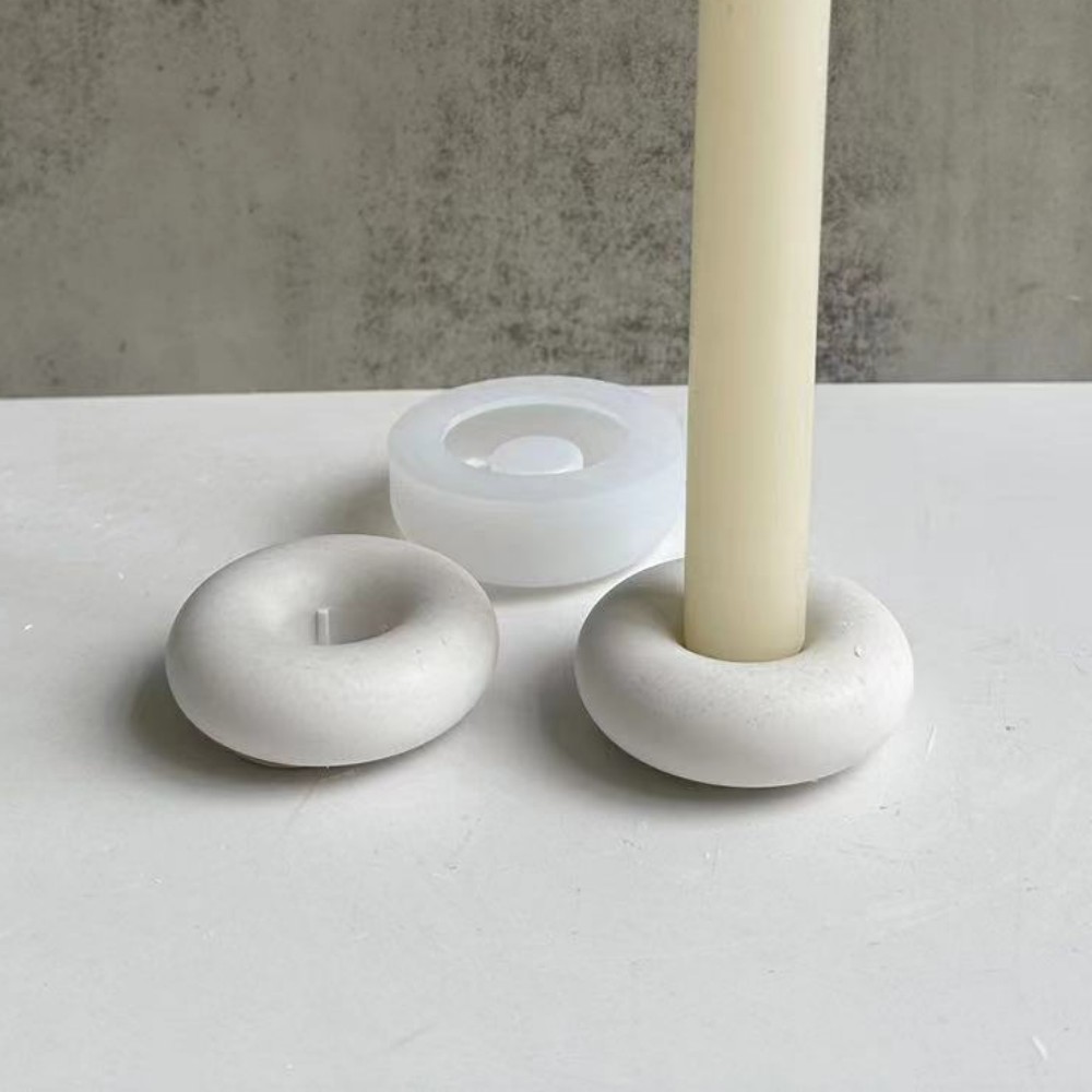 قالب سيليكون لحامل شمع الدونات - مراجعة Donut Mold Silicone وسعره