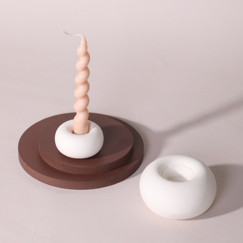 قالب سيليكون لحامل شمع الدونات - مراجعة Donut Mold Silicone وسعره